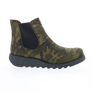 Fly London Womens Salv Green Boots (NWT)